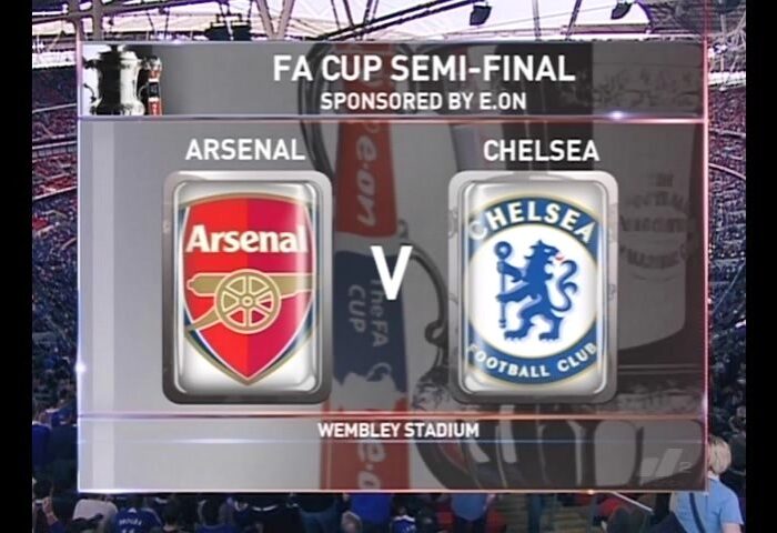 F.A.CUP 2008-2009 準決勝 　アーセナル vs チェルシー ARSENAL vs CHELSEA